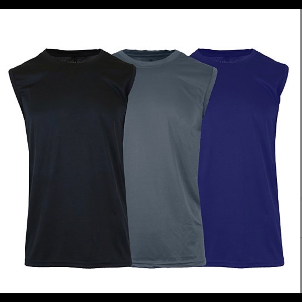 Galaxy by Harvic  Black & Charcoal Muscle Tank Set  size L and XL Available